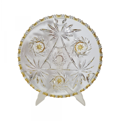 Блюдо винтажное Walther Glas, хрусталь, 29.5 см, Германия, 1960-70гг.