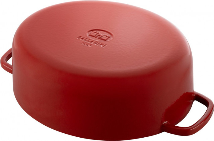 BALLARINI BALLARINI Gusseisen Br\u00e4ter oval 33 cm rot BALLARINI Чугунная жаровня овальная 33 см
