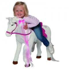 Happy People Stehpferd Barbie Majesty mit Sound Стоящая лошадь Barbie Majesty со звуком
