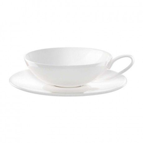 ASA SELECTION ASA A Table Weiss Teetasse mit Untertasse 0,17 L ASA A Table Чашка для белого чая с блюдцем 0,17 л