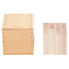 SINASPIELZEUG Holzspielzeug Frobelgaben 4 fur Kinderkrippe Деревянная игрушка Frobelgabe 4 для детской