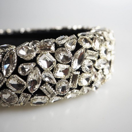 Filippa Firenze On the Rocks Funkelnder Kristall Haarreif Kristall On the Rocks повязка на голову со сверкающими кристаллами