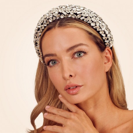 Filippa Firenze On the Rocks Funkelnder Kristall Haarreif Kristall On the Rocks повязка на голову со сверкающими кристаллами
