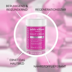 Judith Williams Nachtcreme zur Unterstutzung des Hautmikrobioms und der Hautregeneration  Ночной крем для поддержания микробиома кожи и регенерации кожи