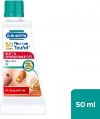 Dr. Beckmann Fleckenteufel Blut &amp; Eiweibhaltiges, Доктор Бекманн Пятновыводитель кровь и белковые пятна, 50 мл