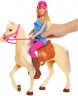 Mattel Barbie Pferd mit Puppe (blond) Лошадка Барби с куклой (блондинка)