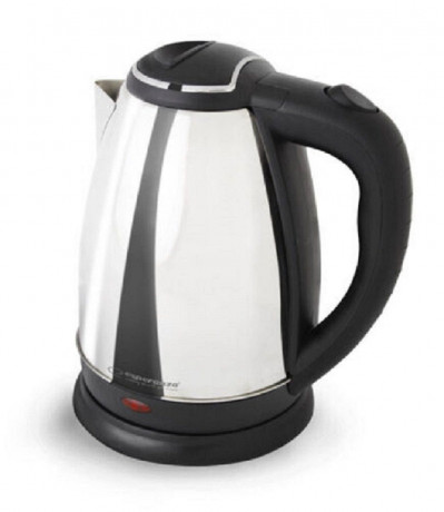 Esperanza Esperanza Wasserkocher 1,8L Edelstahl Design Wasserkocher 2200W 360° drehbar Basis, 1,8 l, 2200,00 W, Edelstahl  Automatische Abschaltung  Чайник Esperanza 1,8 л, дизайнерский чайник из нержавеющей стали, 2200 Вт, вращающееся основание на 360°, 