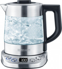 Severin Severin Wasser-/Teekocher WK 3473, 2200 W, bis zu 1 l Wasser oder 0,75 l Tee, mit Teesieb, inkl. 5 Teeprogrammen  Заварочный чайник для чая/воды Severin WK 3473, 2200 Вт, до 1 л воды или 0,75 л чая, с ситечком для чая, включая 5 чайных программ
