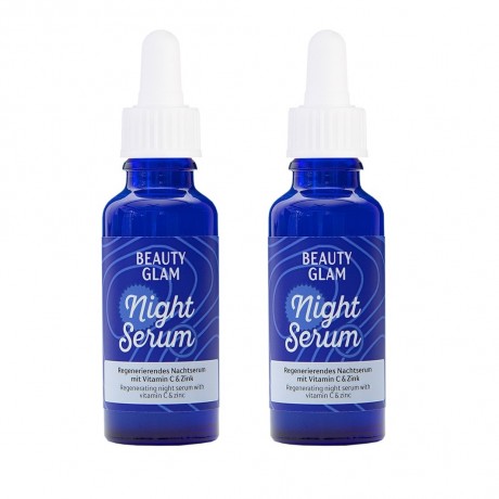 Beauty Glam Night Serum 2er Set  Набор ночных сывороток из 2 шт.