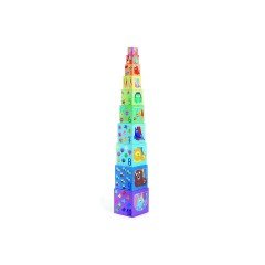 DJECO 10 Wurfel Arc en ciel 10 кубов Arc en ciel