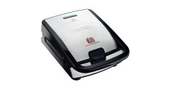 Tefal Tefal Snack Collection SW852D, Sandwichmaker silber/schwarz, 700 Watt, mit 2 Platten-Sets  silber/schwarz Tefal Snack Collection SW852D, сэндвичница серебристый/черный, 700 Вт, с 2 наборами тарелок