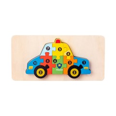 Syntek Bauklotze fur Kinder Holzklotze fur Kinder mit 3D-Formen Строительные блоки для детей Деревянные блоки для детей с объемными формами