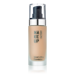 Антивозрастная бархатная тональная основа Make Up Factory Velvet Lifting Foundation, оттенок 11 Rosy Sand