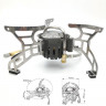 Origin Outdoors Origin Outdoors Gaskocher, Origin Outdoors Gaskocher 'Rugged' mit Piezozundung  Газовая плита Origin Outdoors, Газовая плита Origin Outdoors &#39;Rugged&#39; с пьезоподжигом