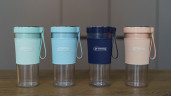 grossag grossag Akku-Smoothie-Maker to-go Hellblau MX 10.08 1380, 67 W  Портативная смузи-машина Grossag на аккумуляторе, голубой MX 10.08 1380, 67 Вт