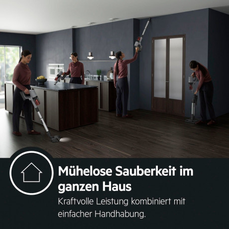 AEG AEG Akku-Hand-und Stielstaubsauger ANIMAL 8000 AP81AB25UG, beutellos, mit PetProPlus-Elektrosaugburste, INNOVATIVER BEDIENKOMFORT  Беспроводной ручной пылесос AEG ANIMAL 8000 AP81AB25UG, без мешка, с электрической всасывающей щеткой PetProPlus, ИННОВА
