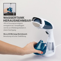 CLATRONIC CLATRONIC Dampfburste DB 3717, vertikales  horizontales bugeln, 30s Aufheizzeit  Паровая щетка CLATRONIC DB 3717, вертикальное горизонтальное глажение, время нагрева 30 с.