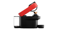 Krups Krups Nespresso Vertuo Pop Spicy Red XN9205, Kapselmaschine schwarz/dunkelrot  schwarz, dunkelrot Krups Nespresso Vertuo Pop Spicy Red XN9205, капсульная машина черный/темно-красный