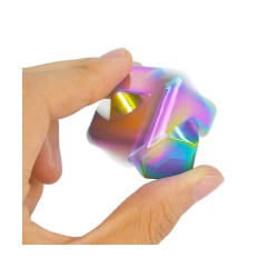 Vicabo Fidget toys Aluminiumlegierung Wurfel Spinner Fidget-Toys fur Kinder Игрушки-непоседа Спиннер для игральных костей из алюминиевого сплава Игрушки-непоседа для детей