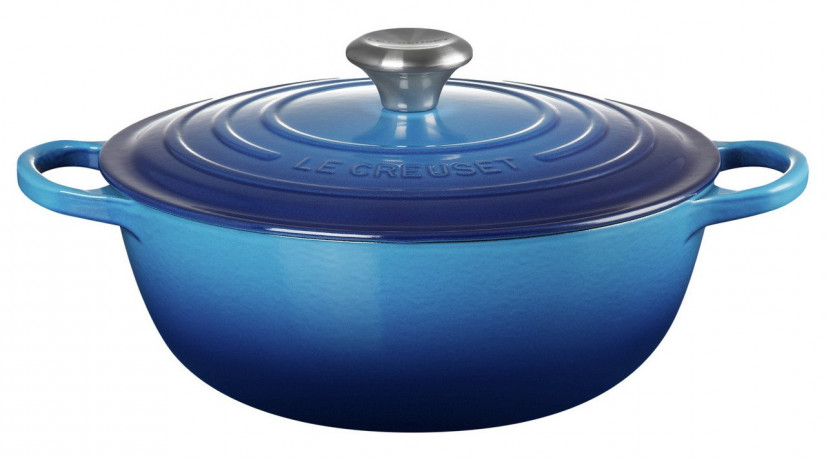 Le Creuset LE CREUSET La Marmite 28cm Azure SIGNATURE blau LE CREUSET La Marmite 28см Лазурный SIGNATURE