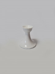 Tirschenreuth Белый фарфоровый подсвечник, 11см x 10,5см, Германия, 1970-80гг.