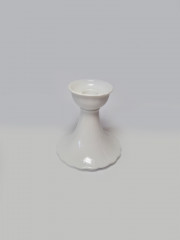 Tirschenreuth Белый фарфоровый подсвечник, 11см x 10,5см, Германия, 1970-80гг.