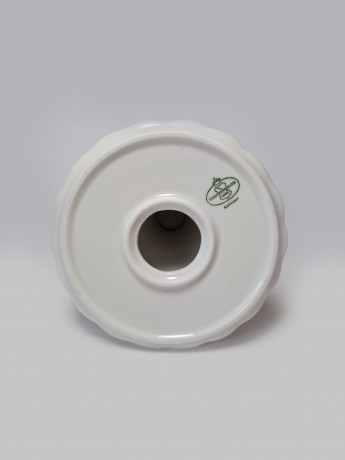 Tirschenreuth Белый фарфоровый подсвечник, 11см x 10,5см, Германия, 1970-80гг.