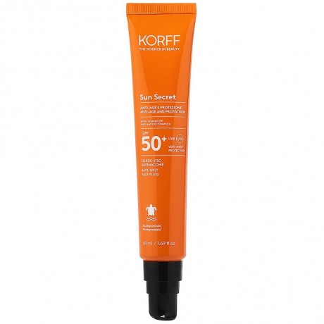 KORFF Anti-Spot Face Fluid Sun Protection SPF 50+  Солнцезащитный флюид против пятен для лица SPF 50+