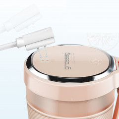 grossag grossag Akku-Smoothie-Maker to-go Rosa MX 10.02 1378, 67 W  Беспроводная портативная смузи-машина Grossag, розовая MX 10.02 1378, 67 Вт