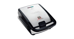 Tefal Tefal Snack Collection Set SW854D, Sandwichmaker edelstahl/schwarz, 700 Watt, mit 4 Platten-Sets  edelstahl/schwarz Tefal Snack Collection Set SW854D, сэндвичница, нержавеющая сталь/черный, 700 Вт, с 4 наборами тарелок