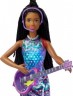 Mattel Barbie Big City Dreams Brooklyn Sangerin Puppe mit leuchtendem Kleid und Musik inkl. Zubehor Кукла Barbie Big City Dreams Brooklyn Singer с светящимся платьем и музыкой включает аксессуары