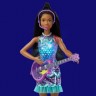 Mattel Barbie Big City Dreams Brooklyn Sangerin Puppe mit leuchtendem Kleid und Musik inkl. Zubehor Кукла Barbie Big City Dreams Brooklyn Singer с светящимся платьем и музыкой включает аксессуары