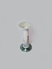 Hutschenreuther IG BCE Подсвечник &quot;Под мрамор&quot;, 19,5см x 9,5см, Германия, 1960-70гг.