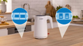 BOSCH BOSCH Wasserkocher MyMoment TWK2M161, 1,7 l, 2400 W, Abschaltautomatik, Tassenanzeige, Weiss matt Чайник BOSCH MyMoment TWK2M161, 1,7 л, 2400 Вт, автоотключение, дисплей чашки, матовый белый
