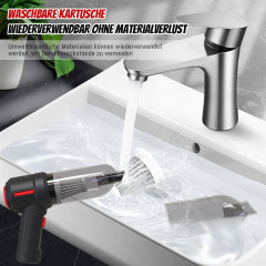 MDHAND MDHAND Akku-Handstaubsauger 3 in 1 Autostaubsauger 6000 Pa, Kartensteckplatz, Schwarz  Беспроводной ручной пылесос MDHAND 3 в 1 автомобильный пылесос 6000 Па, слот для карты, черный