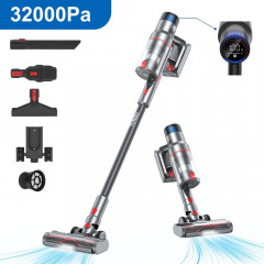 VISTEFLY VISTEFLY Akku-Stielstaubsauger V15 Geeignet zur Reinigung von Tierhaaren, Teppichen und Hartboden, 500,00 W, beutellos, automatische Saugkraftregelung, 60 Minuten Laufzeit, 3 Saugmodi Silber Беспроводной пылесос VISTEFLY V15 Подходит для уборки ш