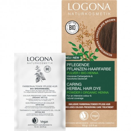Logona Pflanzen-Haarfarbe Pulver  Травяной порошок для окрашивания волос