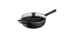 Tefal Tefal Schmorpfanne Trattoria Pro, O 28cm schwarz, mit Glasdeckel  schwarz Сотейник Tefal Trattoria Pro, O 28см, черный, со стеклянной крышкой
