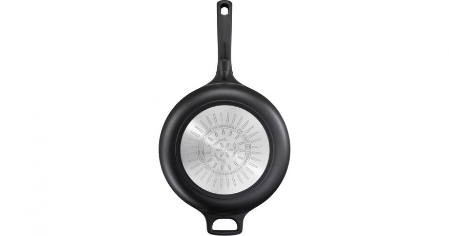 Tefal Tefal Schmorpfanne Trattoria Pro, O 28cm schwarz, mit Glasdeckel  schwarz Сотейник Tefal Trattoria Pro, O 28см, черный, со стеклянной крышкой