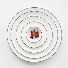ASA SELECTION ASA A Table Ligne Noire Dessertteller d: 21 cm Десертная тарелка ASA A Table Ligne Noire d: 21 см