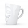 Fiftyeight Products TV Tassen Henkeltasse weiss witzig 0,35 L Чашка TV кружка с ручкой белая забавная 0,35 л