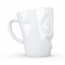 Fiftyeight Products TV Tassen Henkeltasse weiss witzig 0,35 L Чашка TV кружка с ручкой белая забавная 0,35 л