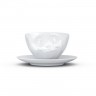 Fiftyeight Products TV Tassen Kaffeetasse weiss lecker 0,20 L TV cups кофейная чашка белая деликатесная 0,20 л