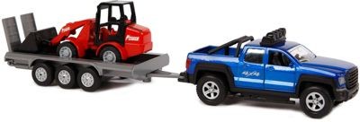 Van Manen Kids Globe SUV mit Anhanger und Schaufel mit Licht und Ton 30cm Kids Globe SUV с прицепом и лопатой со светом и звуком 30см