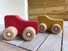 KORXX Spielzeugauto Kork Traktor Игрушечный трактор из пробки