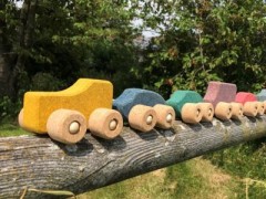 KORXX Spielzeugauto Kork Traktor Игрушечный трактор из пробки