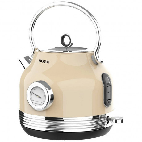 Sogo Sogo Wasserkocher SOGO Human Technology Wasserkocher schnurlos, Uberhitzungsschutz, Coo, 1.80 l, 2200 W  Чайник Sogo Чайник SOGO Human Technology беспроводной, защита от перегрева, Coo, 1,80 л, 2200 Вт