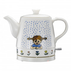 pippi pippi Wasserkocher 20130001, 0,8 l, 1750 W, Pippi Langstrumpf Keramik-Wasserkocher  Чайник pippi 20130001, 0,8 л, 1750 Вт, керамический чайник Пеппи Длинныйчулок