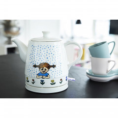 pippi pippi Wasserkocher 20130001, 0,8 l, 1750 W, Pippi Langstrumpf Keramik-Wasserkocher  Чайник pippi 20130001, 0,8 л, 1750 Вт, керамический чайник Пеппи Длинныйчулок