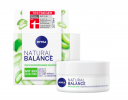 NIVEA Tagescreme Natural Balance feuchtigkeitsspendend, Нивеа Крем для лица увлажняющий с органическим алоэ вера, маслами жожоба и миндаля, 50 мл